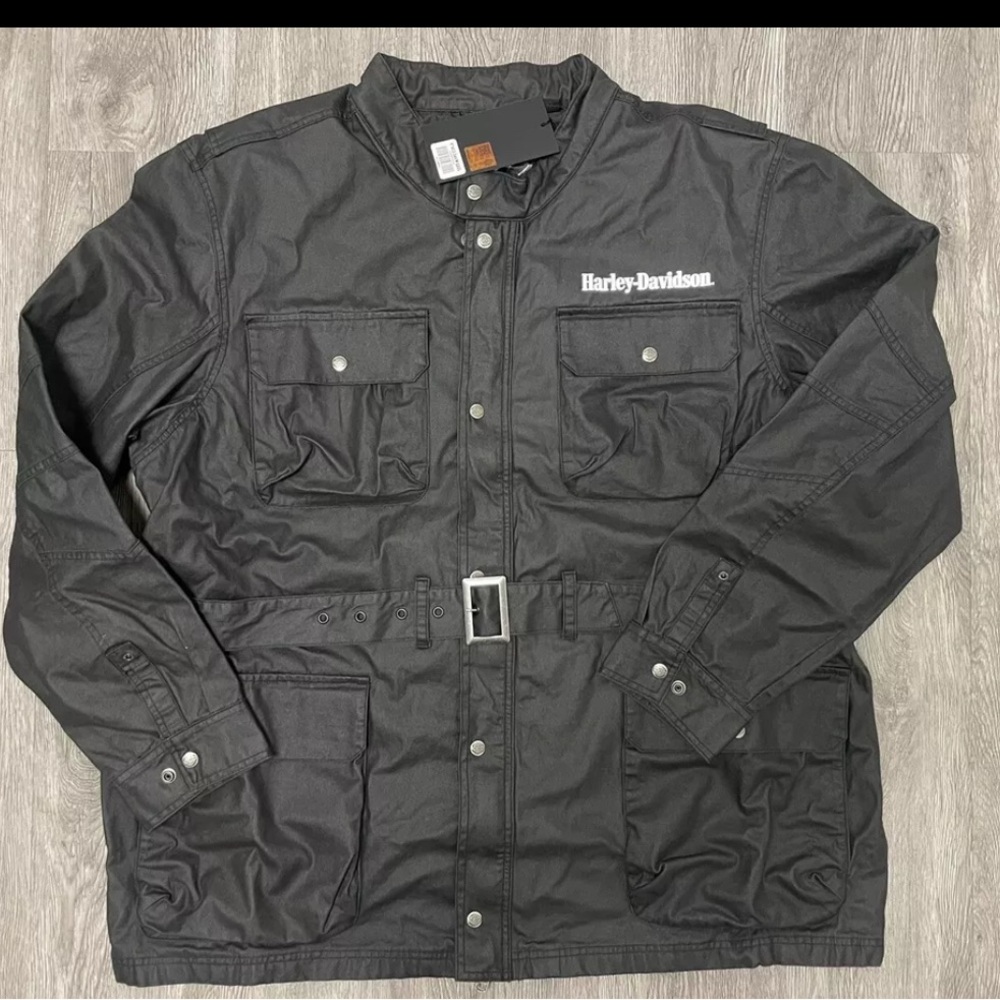 Harley Davidson Riding Jacket Motorcycle Coat #1 Men's Size Large (97403-24VM)